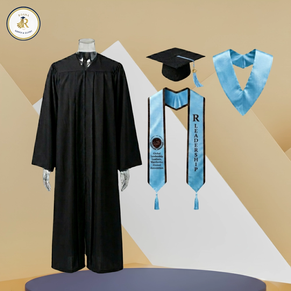 Premium Graduation Gown 4 Part Set