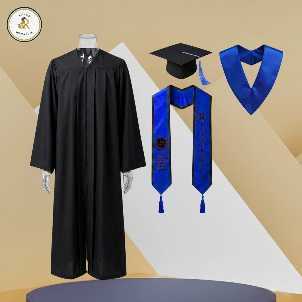Premium Graduation Gown 4 Part Set